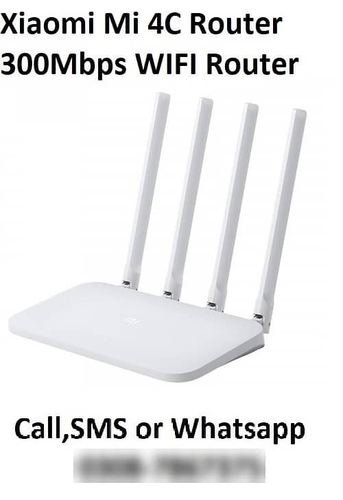 Xiaomi Mi 4c Router 300mbps Wifi Router 5dbi 2.4ghz 802.11a/B/G 4 ante 5