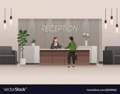 female receptionist