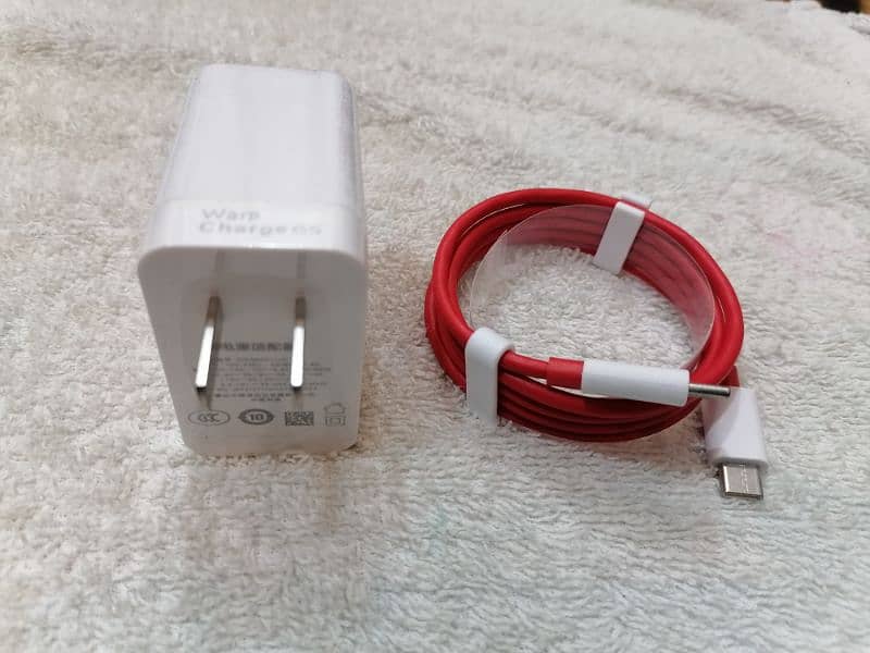 orignal box pulled 65w oneplus charger plus cable 8