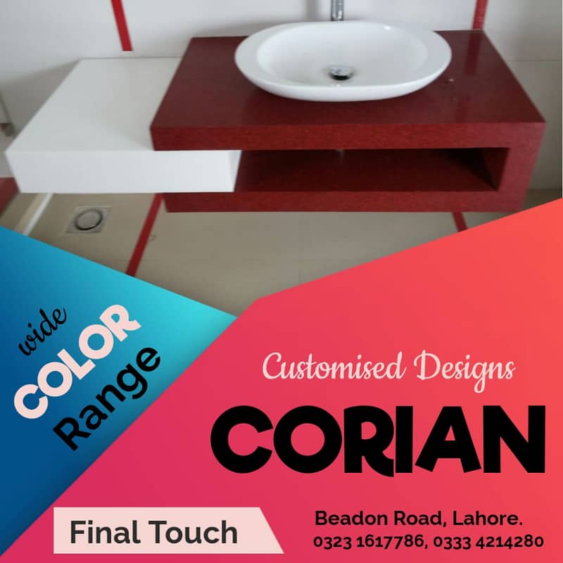 Corian Vanity 19