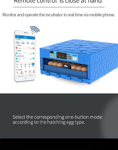 Yiwan original 64 eggs incubator dual power 0