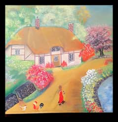 Village classical painting 0