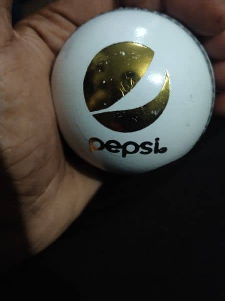 White Hard ball with Shadab Khan's signatures antique pice 2