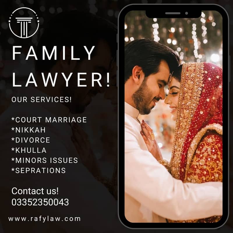 Khulla Rs. 15000 Divorc Family Advocate Sepration Nadra Marriage free 0
