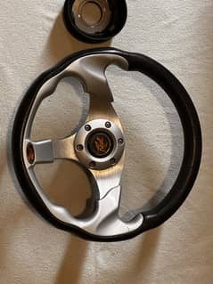 F1 Universal Sport Steering wheel " BID 6200 Rupees"