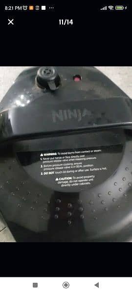 Ninja Air fryer n Pressure cooker 10