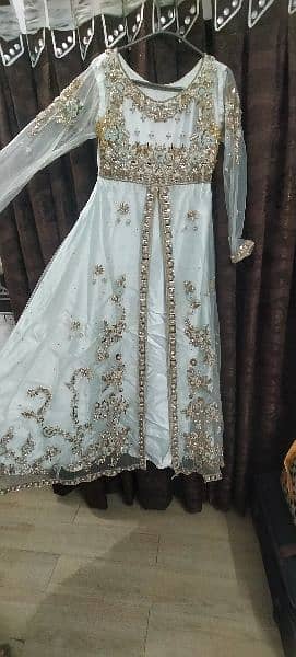 Maxi dress with plazo and dupata 5
