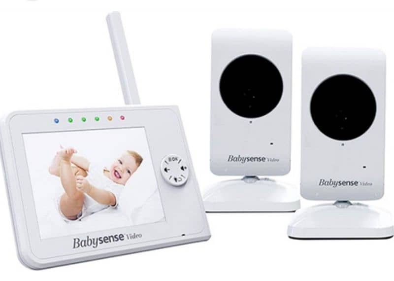 baby sense optical zoom baby monitor 2 cam one monito r 1