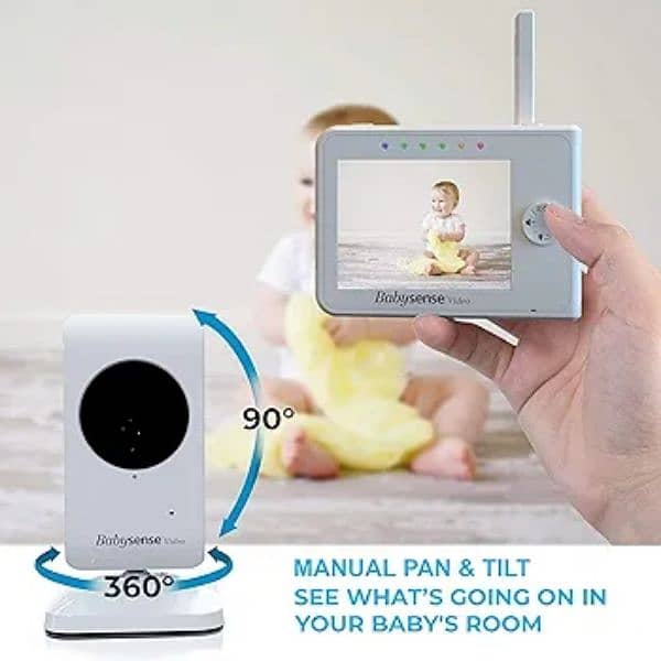 baby sense optical zoom baby monitor 3 cam one monito r 4