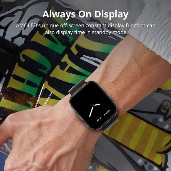 COLMI P68 Smartwatch 2.04″ screen, AMOLED Display, Always On Display 2