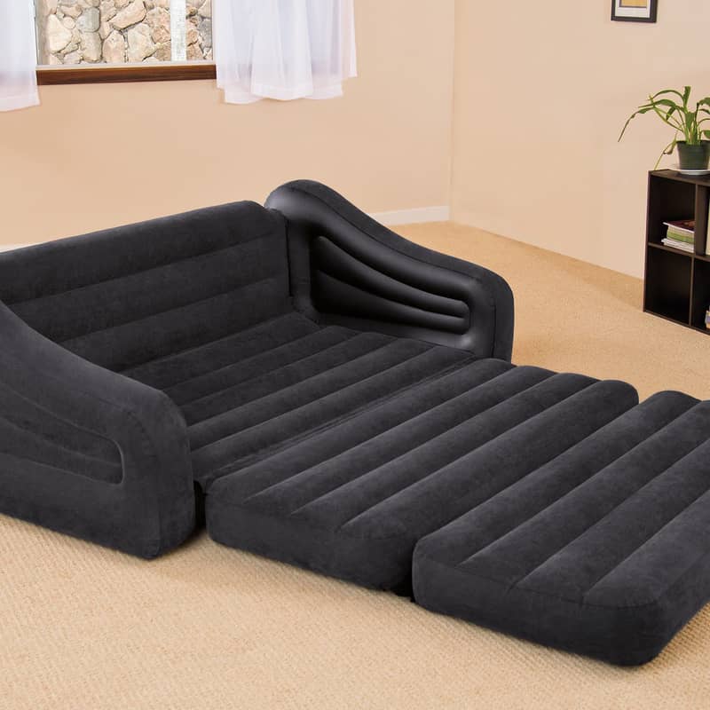 Intex Inflatable Air Sofa Combed Sleeper Queen Size 03020062817 1