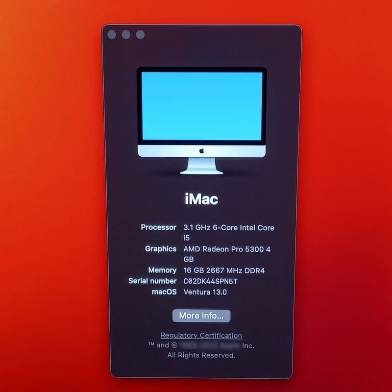 iMac 27" 2019 & 2020  Core i5, i7 & i9 with 4GB & 8GB Graphic Card 19