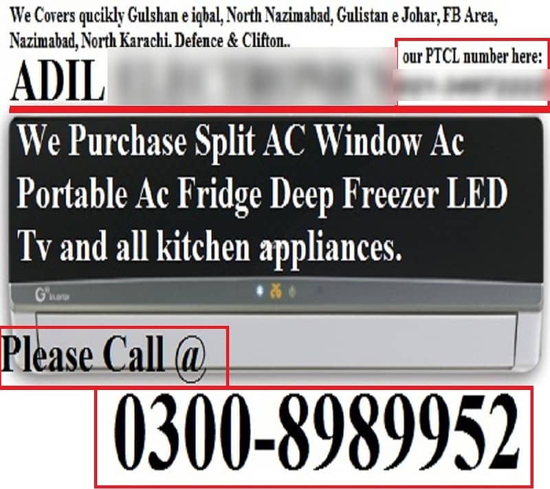 Apna Old ( AC SPLIT & Window Ac) Fori Sell Hamay Karen 02134972222 3