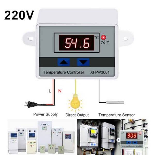 Temperature controller w3001 0