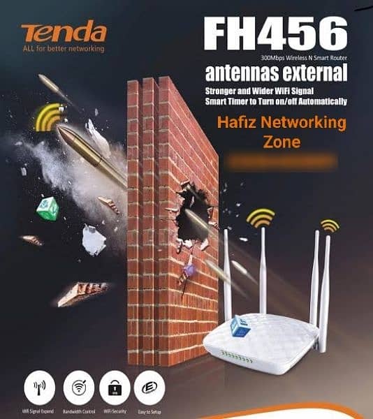 Tenda 4 Antana wifi Router long range  coverage All Model Available 3