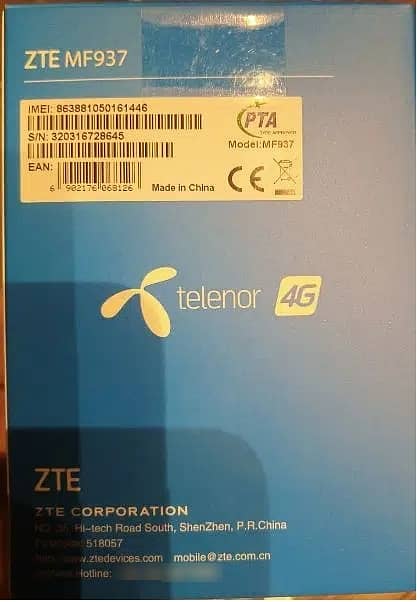 Telenor Internet Device 4G ZTE 2