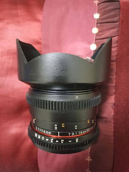 Samyang 14mm (3.1) Ultra-wide Cine lens 4