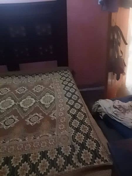 Wooden Bed with 8 inch Mattress 1