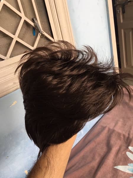 Men hair wig 1