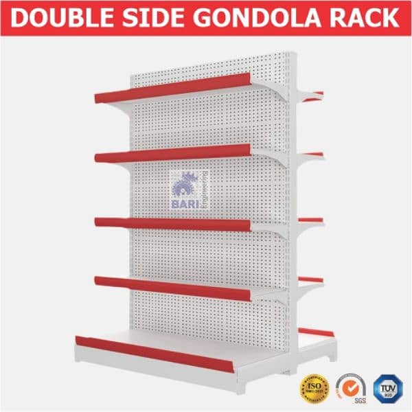 grossrey mart shelfs gondola double racks and wall rack  03166471184 6