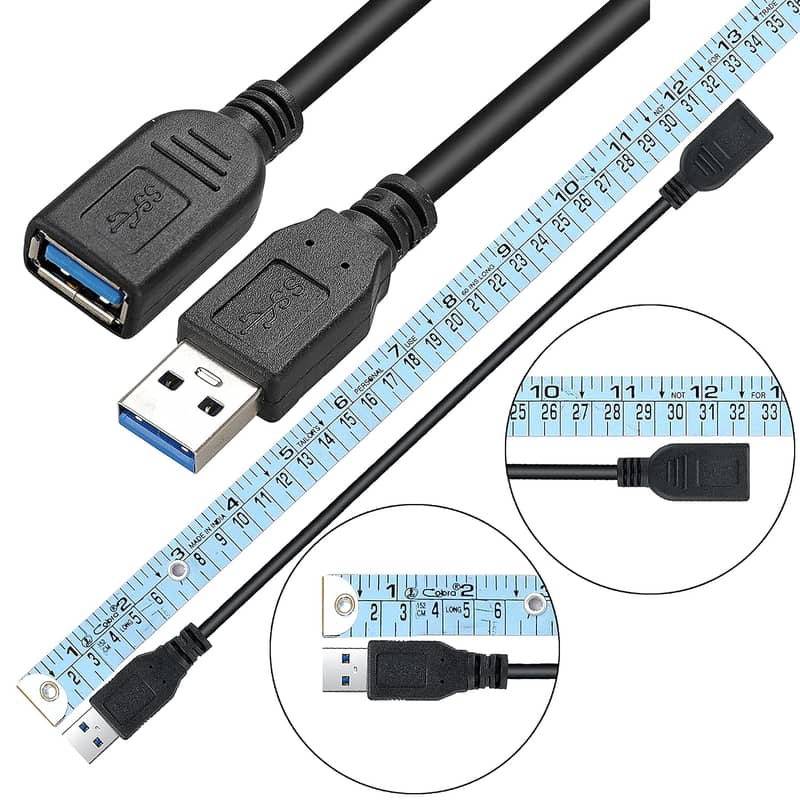 10O%Original USB 3.0 4 Port Smart Hub,USB 3.0 Male/ Male/Female Cable 12