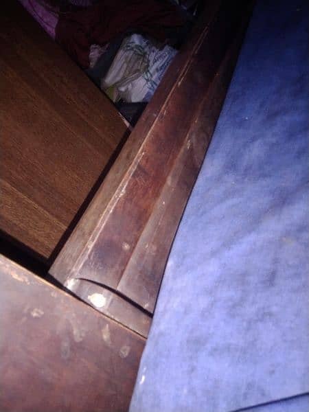 Wooden Bed with 8 inch Mattress 3