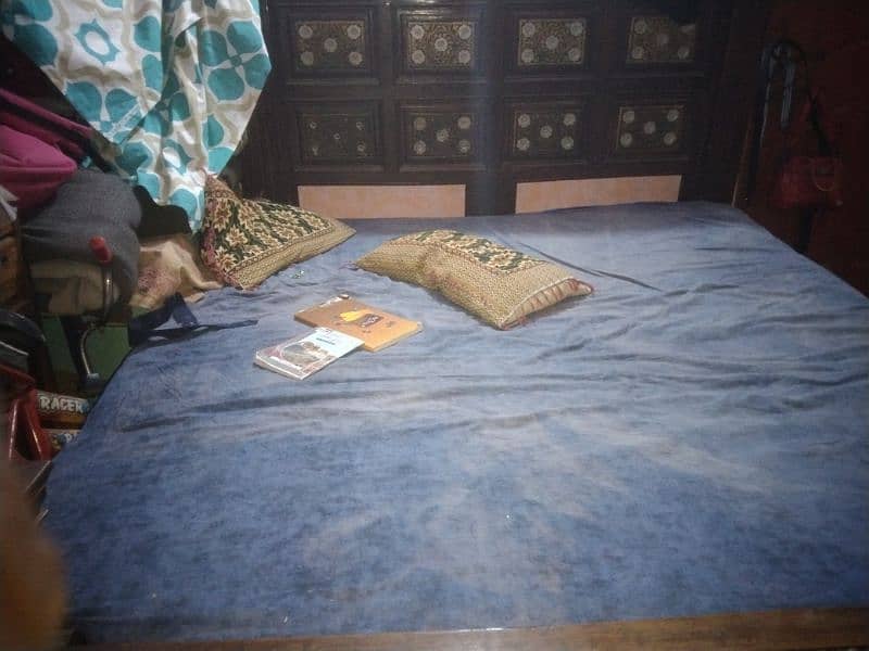 Wooden Bed with 8 inch Mattress 6
