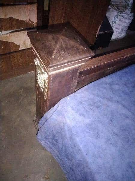 Wooden Bed with 8 inch Mattress 13