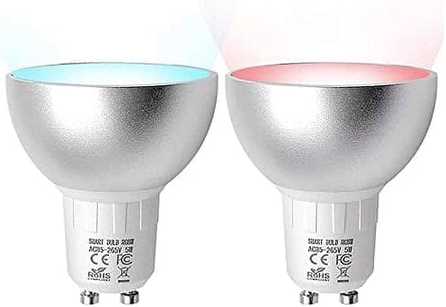 10Pack, LAMPAOUS GU10 LED Cool White Halogen Bulbs Soft light Durable 6