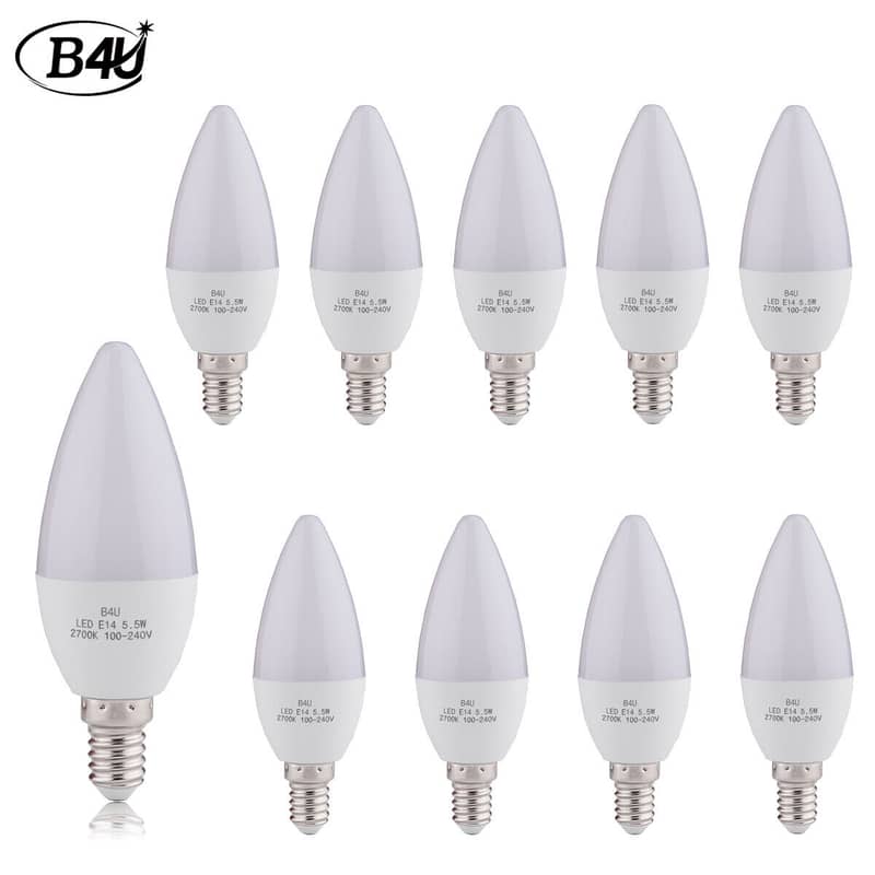 10Pack, LAMPAOUS GU10 LED Cool White Halogen Bulbs Soft light Durable 3