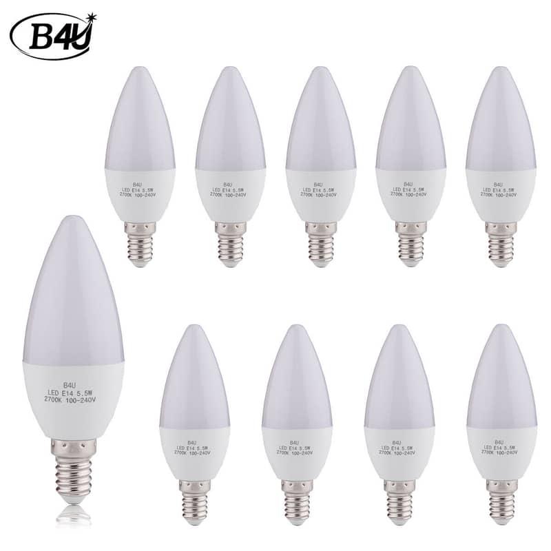 10Pack, LAMPAOUS GU10 LED Cool White Halogen Bulbs Soft light Durable 16