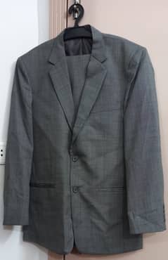 Suit Pant Coat grey color for sale