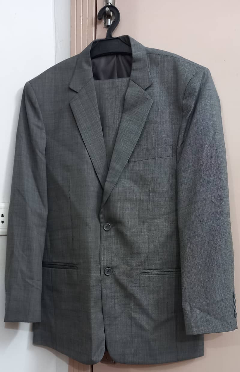 Suit Pant Coat grey color for sale 0