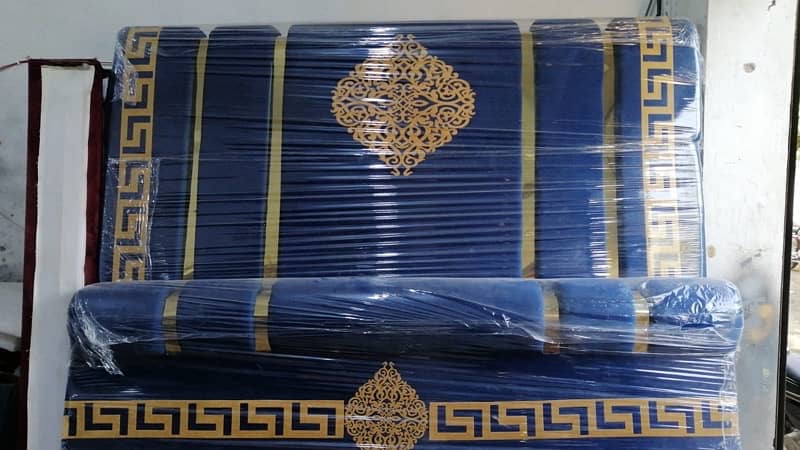 Double bed / Bed set / Furniture / King size bed / poshish  bed 3