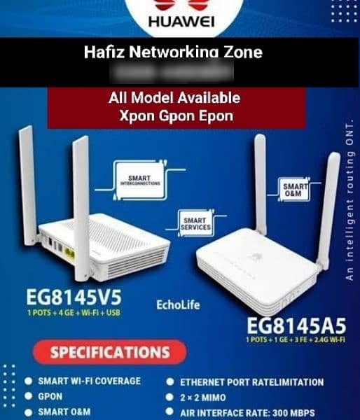 Huawei Gpon Fiber wifi Router All Model Available best 3O844OO889 7