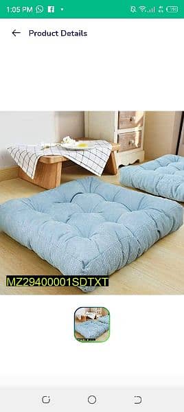 2 PCs velvet floor cushions | Floor Cushions Delivery Available 12