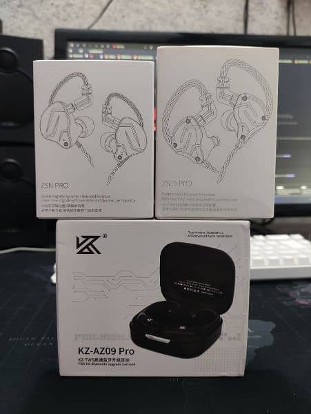 KZ IEMs Combo AZ09 PRO Bluetooth 5.2 Module + ZSN PRO Earbud Earphones 0