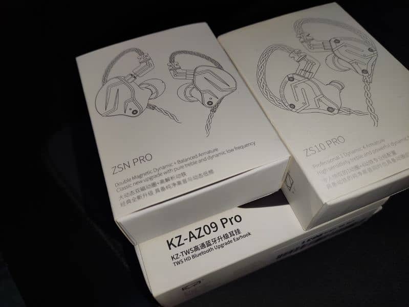 KZ IEMs Combo AZ09 PRO Bluetooth 5.2 Module + ZSN PRO Earbud Earphones 1