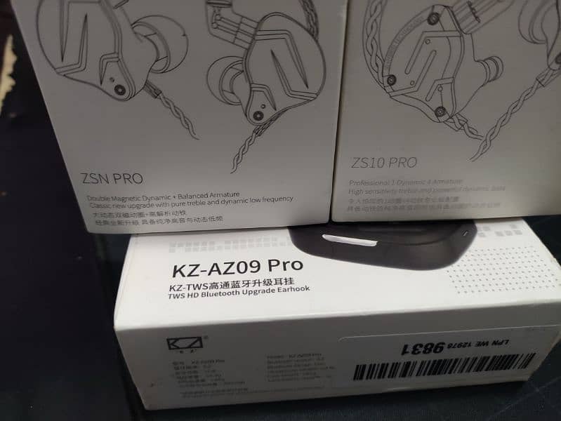 KZ IEMs Combo AZ09 PRO Bluetooth 5.2 Module + ZSN PRO Earbud Earphones 4