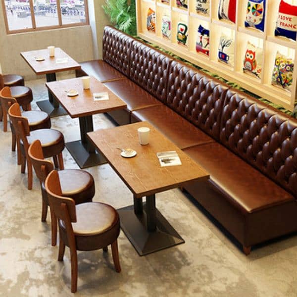 High Back Bulk Stock's Sofa Set Available Cafe Fastfood 1