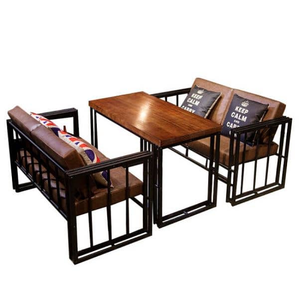 High Back Bulk Stock's Sofa Set Available Cafe Fastfood 11