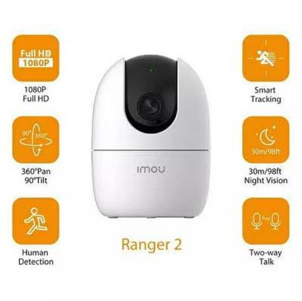 IMOU RANGER 2 WIFI WIRELESS CCTV CAMERA FOR INDOOR 0