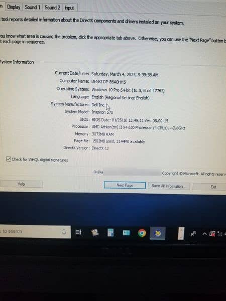 Dell Inspiron 570 AMD X4 PC with AMD Redeon Graphic Card 7500 Series 11