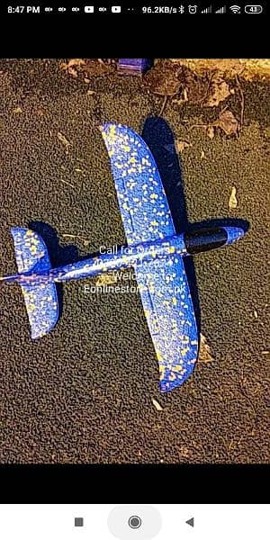 Foam Plane Glider Hand Throw Airplane Light Inertial EPP Bubble 5