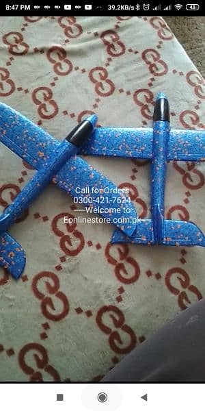 Foam Plane Glider Hand Throw Airplane Light Inertial EPP Bubble 6