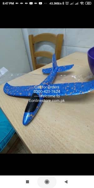 Foam Plane Glider Hand Throw Airplane Light Inertial EPP Bubble 7