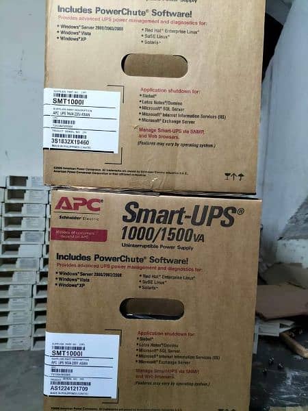 Apc Smart Ups 1500va 24v 980WATT long backup model fresh stock 3