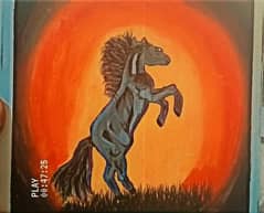 Horse Acrylic painting