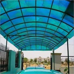 FiBer glass shades and frame with MS frame and fiberglass sheet