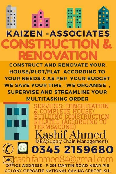 We give multitasking renovation services in Residential houses/Flats